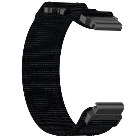 Curea pentru Garmin Fenix 3/3 HR/5X/5X Plus/6X/6X Pro/7X/7X Pro Solar - Techsuit Watchband QuickFit (W057) - Black