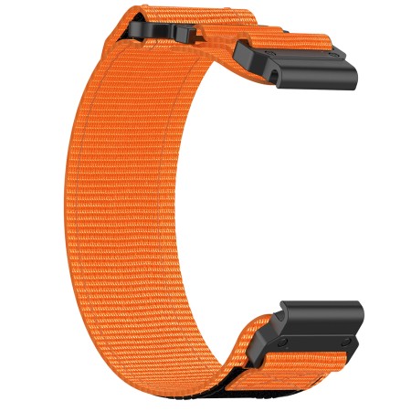 Curea pentru Garmin Fenix 3/3 HR/5X/5X Plus/6X/6X Pro/7X/7X Pro Solar - Techsuit Watchband QuickFit (W057) - Orange