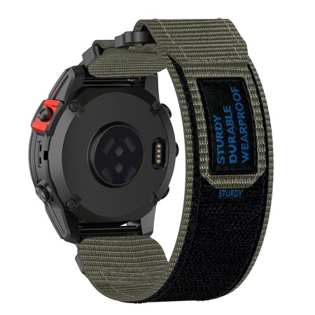 Curea pentru Garmin Fenix 5/5 Plus 6/6 Pro/7/Forerunner 935/945/955/Approach S60/S62 - Techsuit Watchband QuickFit (W057) - Gray