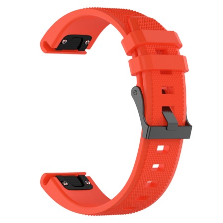 Curea pentru Garmin Fenix 5/5 Plus 6/6 Pro/7/Forerunner 935/945/955/Approach S60/S62 - Techsuit Watchband QuickFit 22mm (W058) - Orange