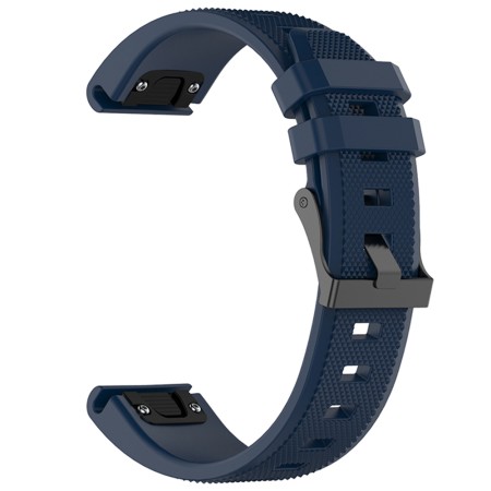 Curea pentru Garmin Fenix 5/5 Plus 6/6 Pro/7/Forerunner 935/945/955/Approach S60/S62 - Techsuit Watchband QuickFit 22mm (W058) - Navy Blue