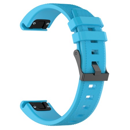 Curea pentru Garmin Fenix 5/5 Plus 6/6 Pro/7/Forerunner 935/945/955/Approach S60/S62 - Techsuit Watchband QuickFit 22mm (W058) - Blue