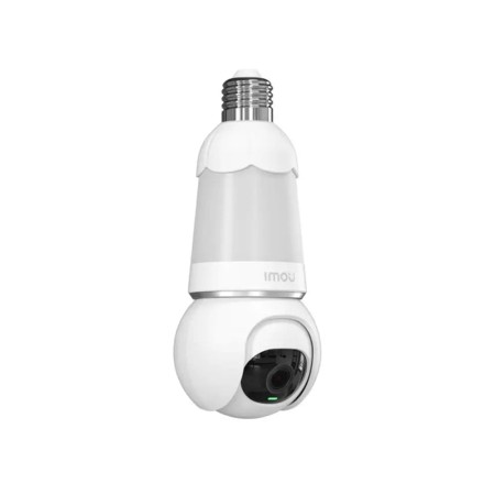 Camera de Supraveghere Wi-Fi, cu Detectare Rapida si Notificari - Imou Ranger Bulb Cam (IPC-S6DP-5M0WEB-E27) - White