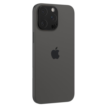 Folie Camera pentru iPhone 14 Pro / Pro Max / 15 Pro / Pro Max / 16 Pro / Pro Max (set 2) - Spigen Glas.tR Optik - Black