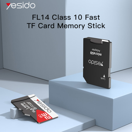 Card Memorie Yesido USB 2.0, Transmitere date/fișiere de mare viteză, 16GB, Black