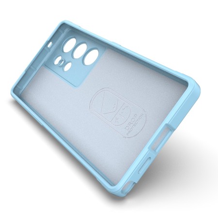 Husa Antisoc pentru Samsung Galaxy S25 Ultra - Margini Anti-Alunecare - Shield - Bleu