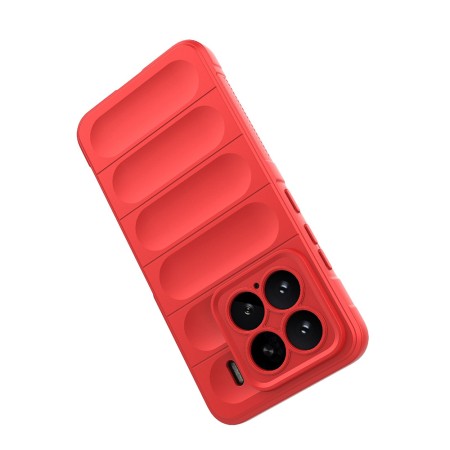 Husa Antisoc pentru Xiaomi 15 - Margini Anti-Alunecare - Shield - Red