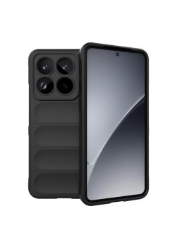 Husa Antisoc pentru Xiaomi 15 Pro - Margini Anti-Alunecare - Shield - Negru