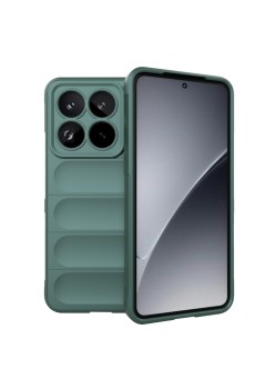 Husa Antisoc pentru Xiaomi 15 Pro - Margini Anti-Alunecare - Shield - Green