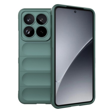 Husa Antisoc pentru Xiaomi 15 Pro - Margini Anti-Alunecare - Shield - Green