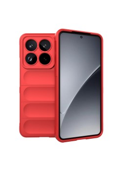 Husa Antisoc pentru Xiaomi 15 Pro - Margini Anti-Alunecare - Shield - Red