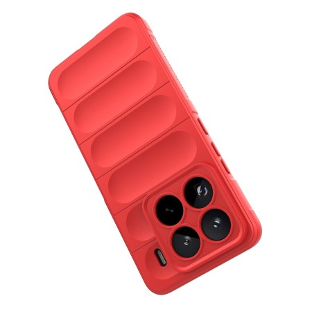 Husa Antisoc pentru Xiaomi 15 Pro - Margini Anti-Alunecare - Shield - Red