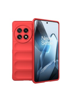 Husa Antisoc pentru OnePlus 13 - Margini Anti-Alunecare - Shield - Red