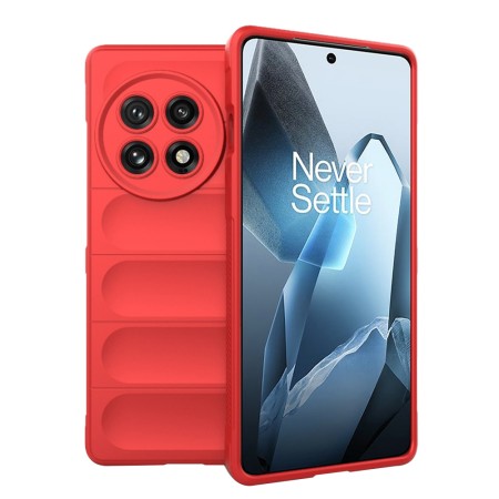 Husa Antisoc pentru OnePlus 13 - Margini Anti-Alunecare - Shield - Red