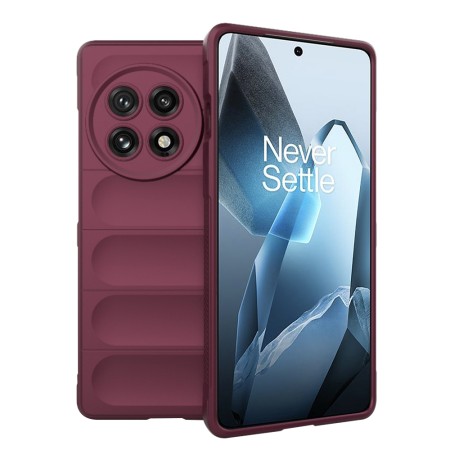 Husa Antisoc pentru OnePlus 13 - Margini Anti-Alunecare - Shield - Bordeaux