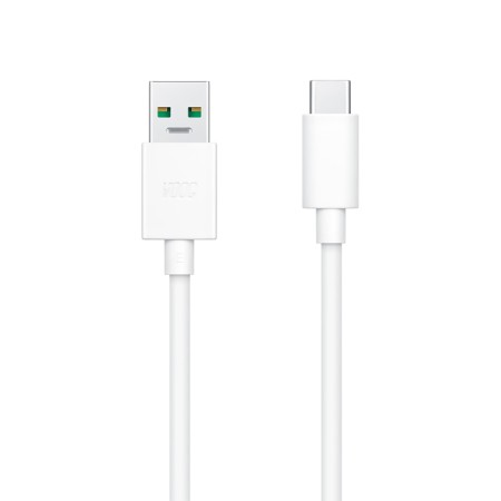 Cablu de Date USB, 65W, 1m - Oppo (DL129) - White (Blister Packing)