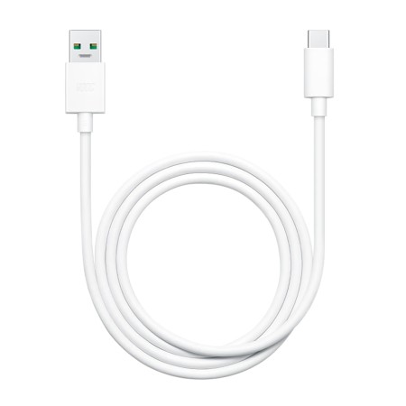 Cablu de Date USB, 65W, 1m - Oppo (DL129) - White (Blister Packing)