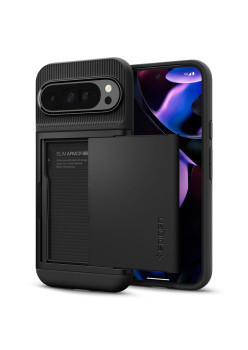 Husa pentru Google Pixel 9 Pro XL - Spigen Slim Armor CS - Black