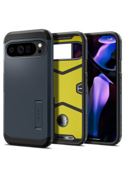 Husa pentru Google Pixel 9 Pro XL - Spigen Tough Armor - Metal Slate