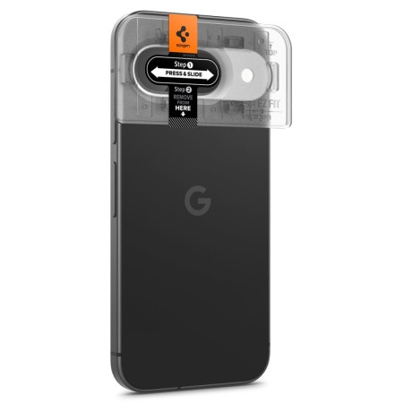 Folie Camera pentru Google Pixel 9 (set 2) - Spigen Glas.tR Optik EZ Fit - Clear