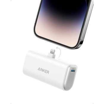 Baterie Externa 5000mAh, 12W - Anker Nano (A1645G21) - White