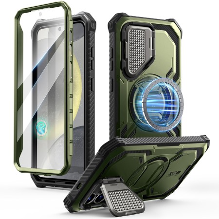 Husa pentru Samsung Galaxy S25 + Folie - I-Blason Armorbox - Guldan