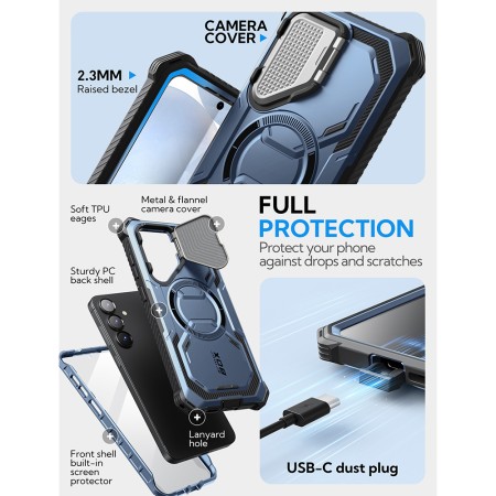 Husa pentru Samsung Galaxy S25 Plus + Folie - I-Blason Armorbox - Tilt