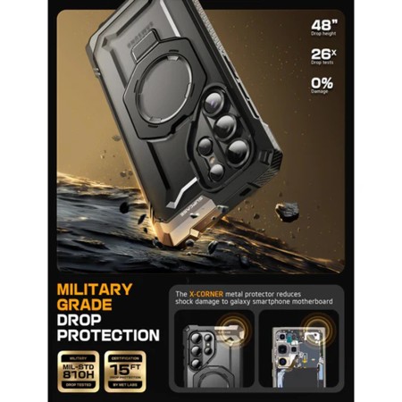 Husa pentru Samsung Galaxy S25 Ultra - Supcase Unicorn Beetle Defender - Guldan