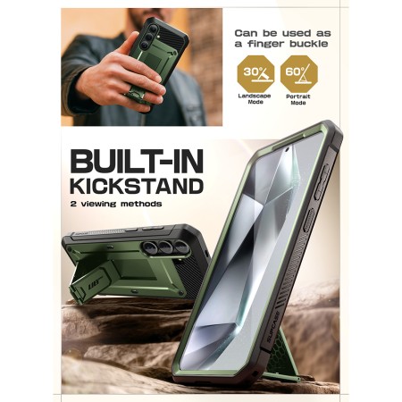 Husa pentru Samsung Galaxy S25 - Supcase Unicorn Beetle Pro - Guldan