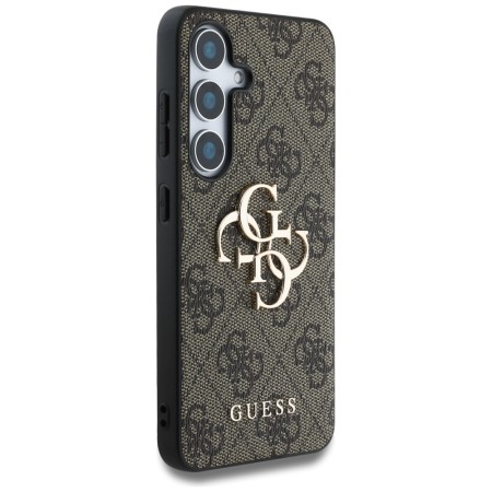 Husa pentru Samsung Galaxy S25 - Guess Hardcase 4G Big Metal Logo - Brown