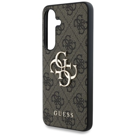 Husa pentru Samsung Galaxy S25 - Guess Hardcase 4G Big Metal Logo - Brown