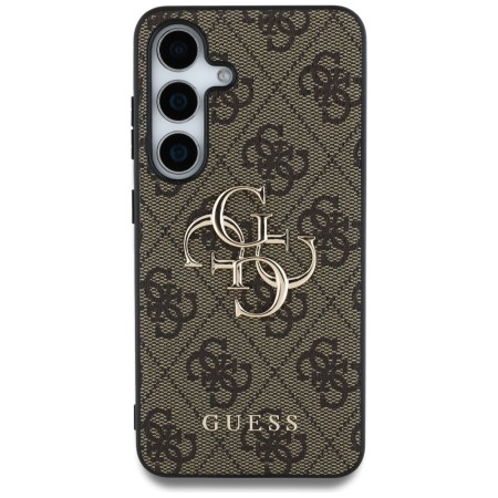 Husa pentru Samsung Galaxy S25 - Guess Hardcase 4G Big Metal Logo - Brown