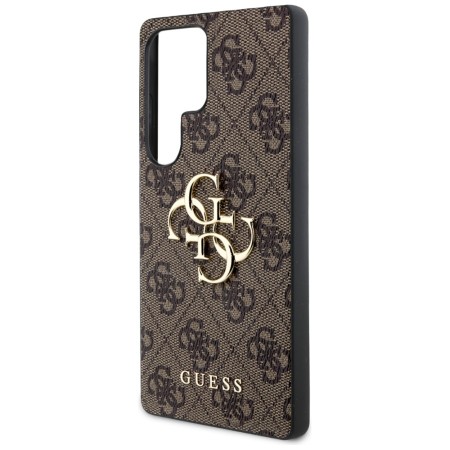 Husa pentru Samsung Galaxy S25 Ultra - Guess Hardcase 4G Big Metal Logo - Brown