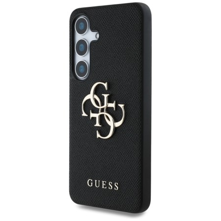 Husa pentru Samsung Galaxy S25 - Guess Hardcase 4G Grained Big and Classic Logo - Black