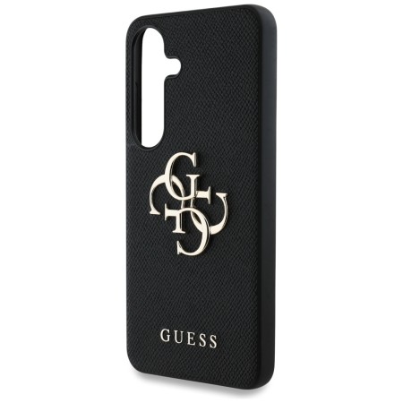 Husa pentru Samsung Galaxy S25 - Guess Hardcase 4G Grained Big and Classic Logo - Black