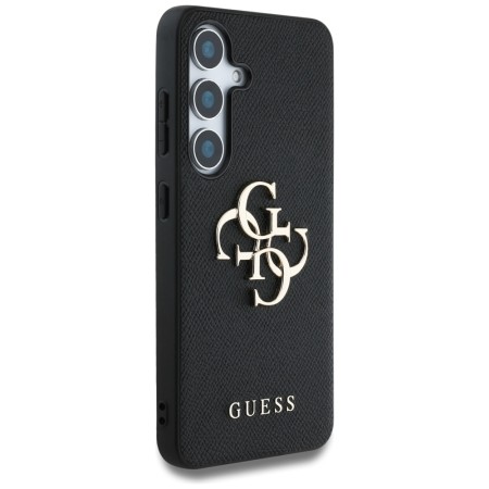 Husa pentru Samsung Galaxy S25 - Guess Hardcase 4G Grained Big and Classic Logo - Black