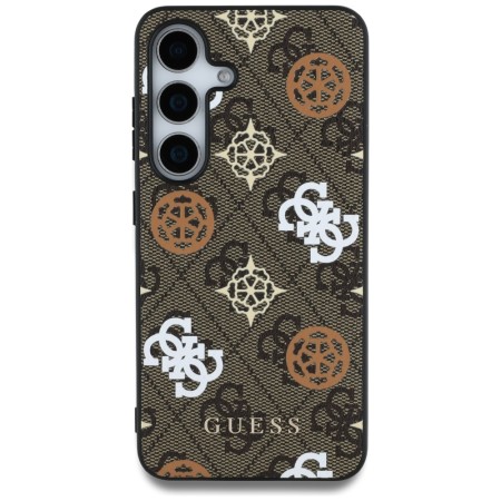 Husa pentru Samsung Galaxy S25 - Guess Hardcase 4G Peony - Brown