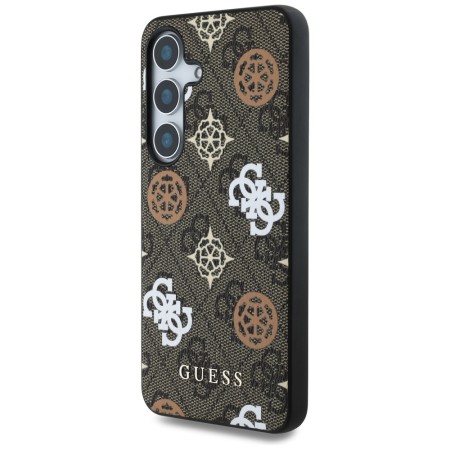 Husa pentru Samsung Galaxy S25 - Guess Hardcase 4G Peony - Brown