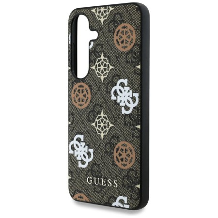 Husa pentru Samsung Galaxy S25 - Guess Hardcase 4G Peony - Brown