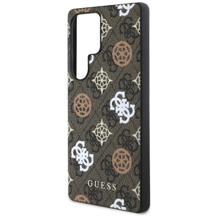 Husa pentru Samsung Galaxy S25 Ultra - Guess Hardcase 4G Peony - Brown