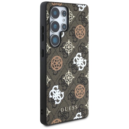 Husa pentru Samsung Galaxy S25 Ultra - Guess Hardcase 4G Peony - Brown