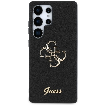 Husa pentru Samsung Galaxy S25 Ultra - Guess Glitter Script Big 4G Logo - Black