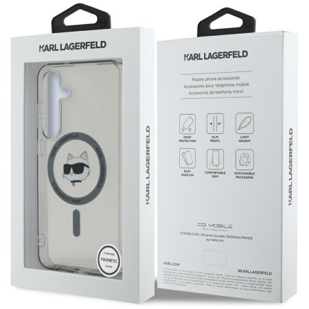 Husa pentru Samsung Galaxy S25 Plus - Karl Lagerfeld IML MagSafe - Choupettes Head