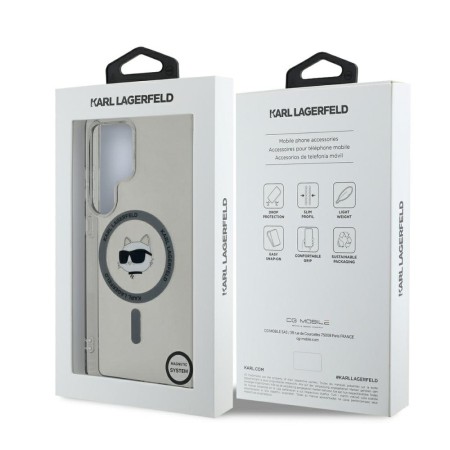 Husa pentru Samsung Galaxy S25 Ultra - Karl Lagerfeld IML MagSafe - Choupettes Head