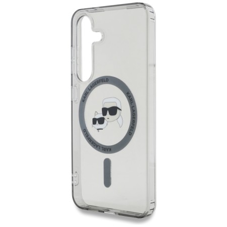 Husa pentru Samsung Galaxy S25 Plus - Karl Lagerfeld IML 2  MagSafe - Metal KarlandChoupette Head