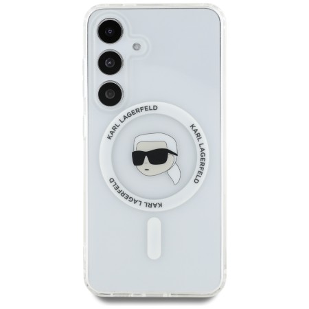 Husa pentru Samsung Galaxy S25 - Karl Lagerfeld IML 2 MagSafe - Karls Head