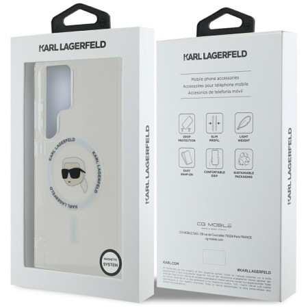 Husa pentru Samsung Galaxy S25 Ultra - Karl Lagerfeld IML MagSafe 2 - Karls Head