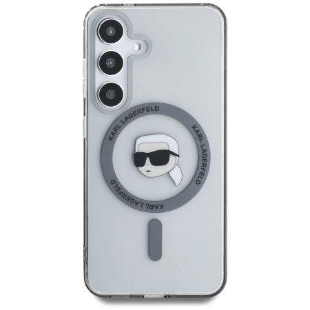 Husa pentru Samsung Galaxy S25 - Karl Lagerfeld IML MagSafe - Karls Head