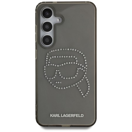 Husa pentru Samsung Galaxy S25 - Karl Lagerfeld IML Rhinestones Luxury - Karl Head