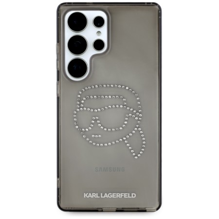 Husa pentru Samsung Galaxy S25 Ultra - Karl Lagerfeld IML Rhinestones Luxury - Karl Head